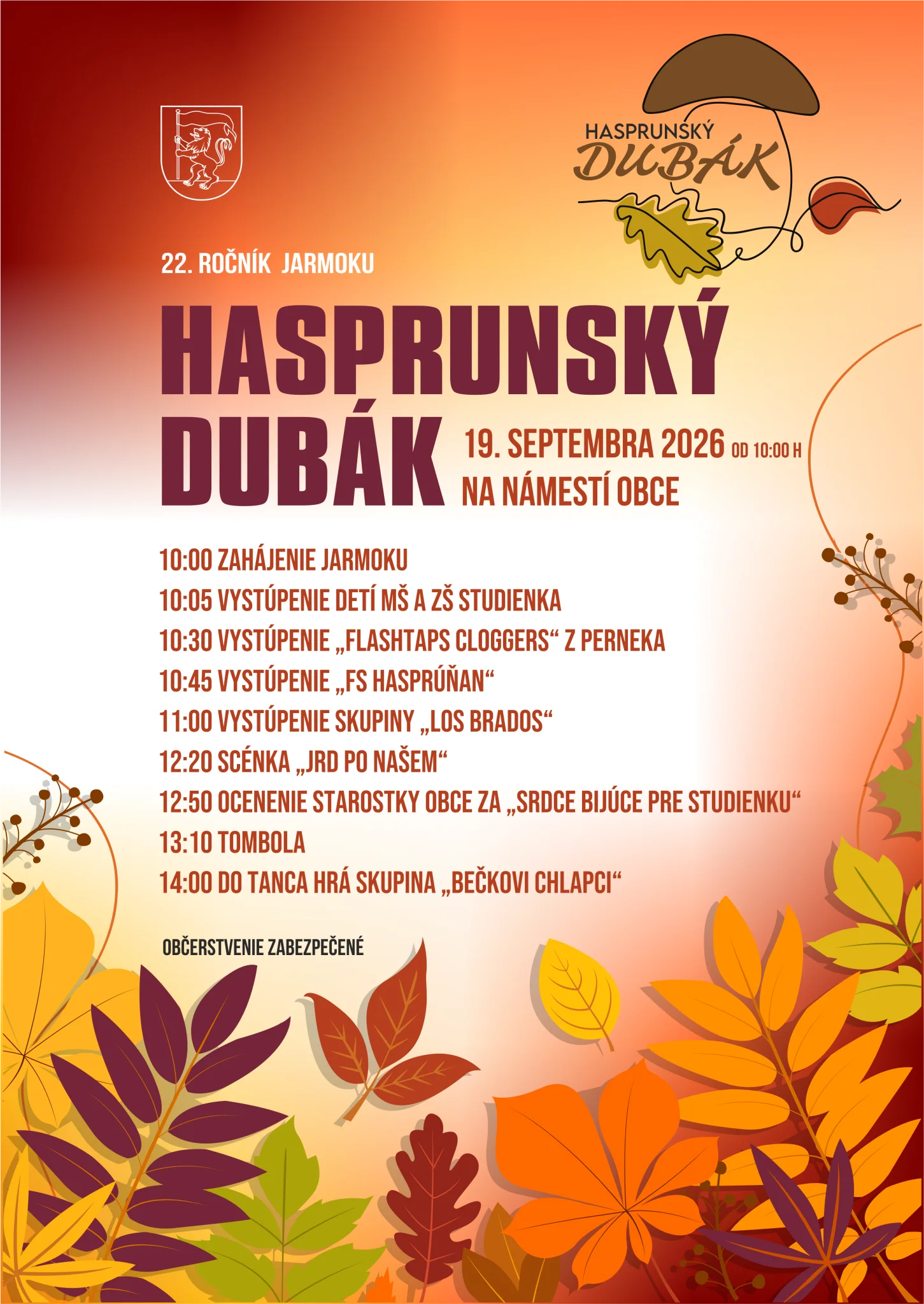 Hasprunský dubák 2026 – 22. ročník jarmoku
